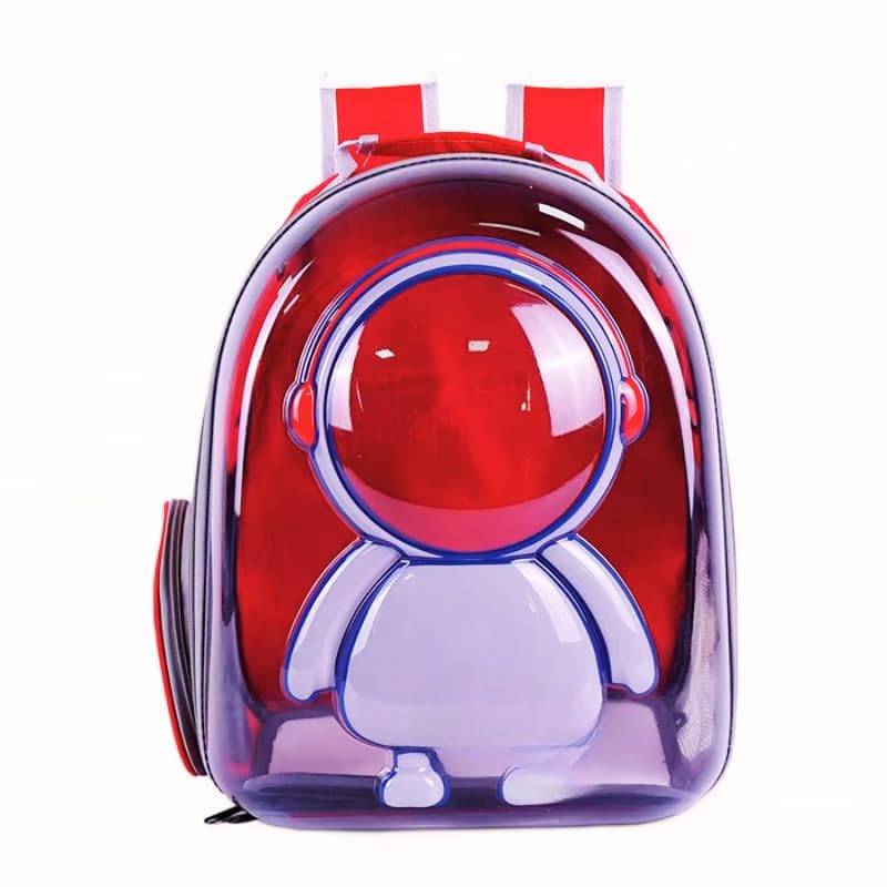 KittuPet Bubble Cat Backpack Carrier  Transparent Design, Ventilated, Lightweight, Comfortable Travel Bag for Cats and Small Pe