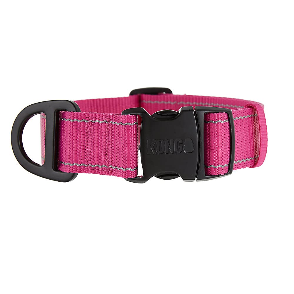 Kong Max Hd Ultra Durable Dog Collar (Xl, Pink)