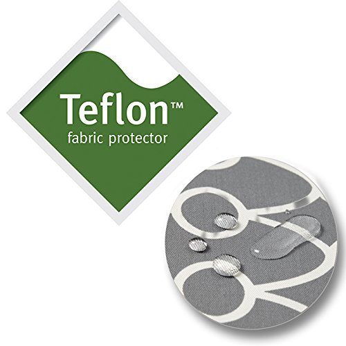 Midwest Homes For Pets Over-Stuffed Dog Bed Feat Teflon With Gray/Fleece Pattern, Large