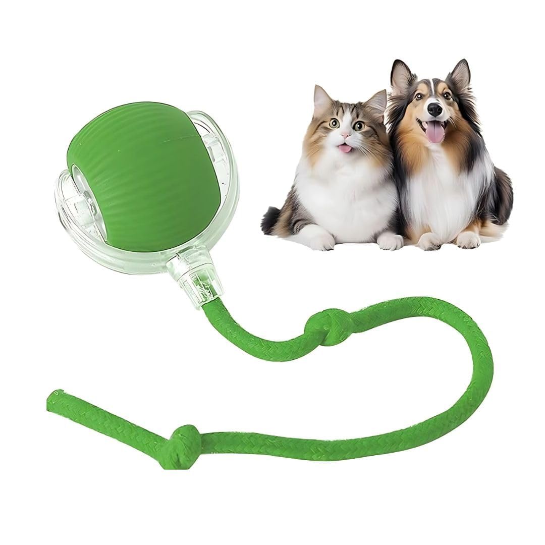 Virza Trade Smart Rolling Cat Toy Ball, Multicolor