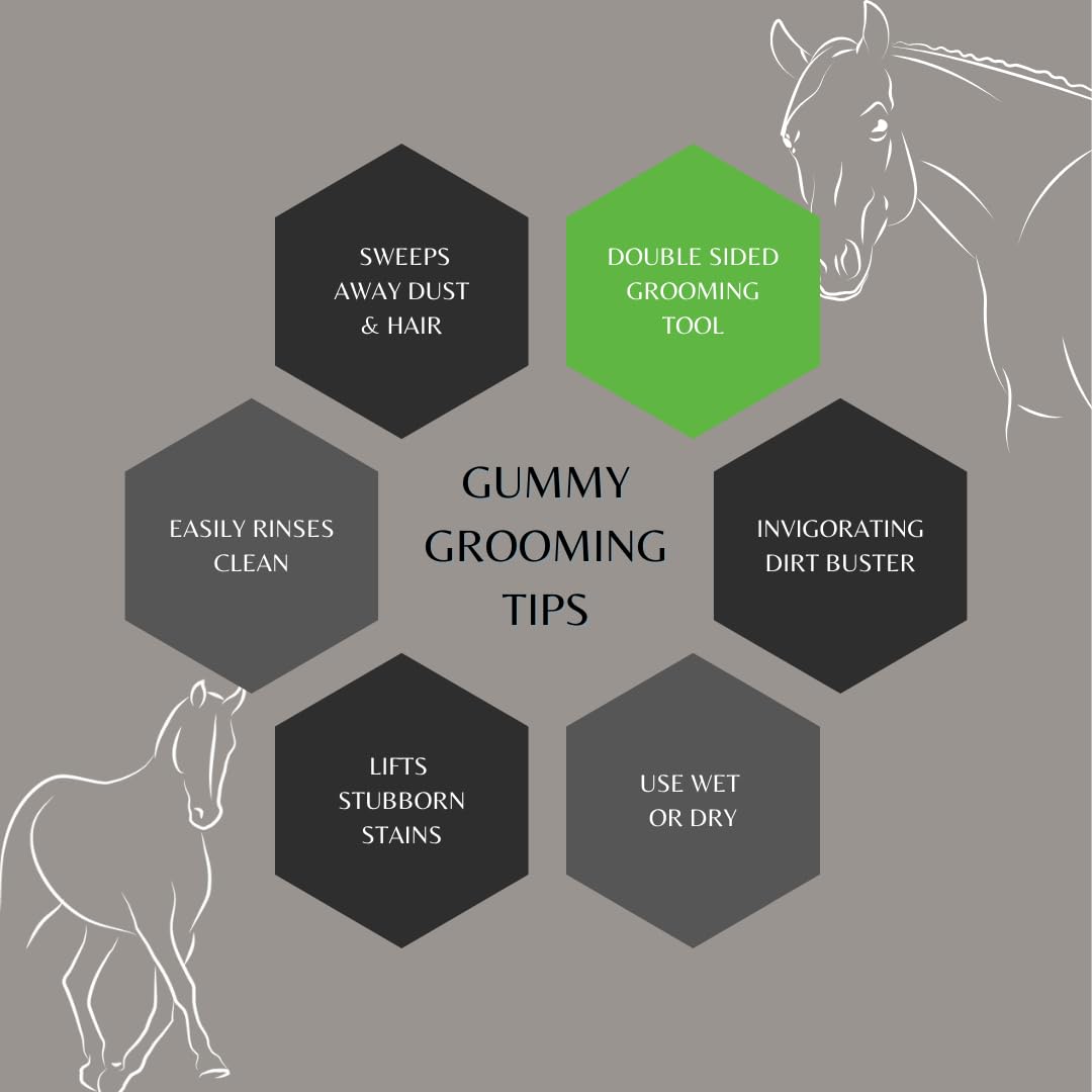 Epona Gummy Brush/Scrubby Horse Grooming Tool