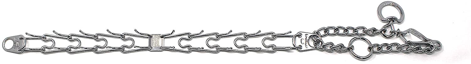 Herm Sprenger Pet Supply Imports Chrome Plated Training Collar With Quick Release Snap For Dogs, X-Large, 4Mm, 24-Inch