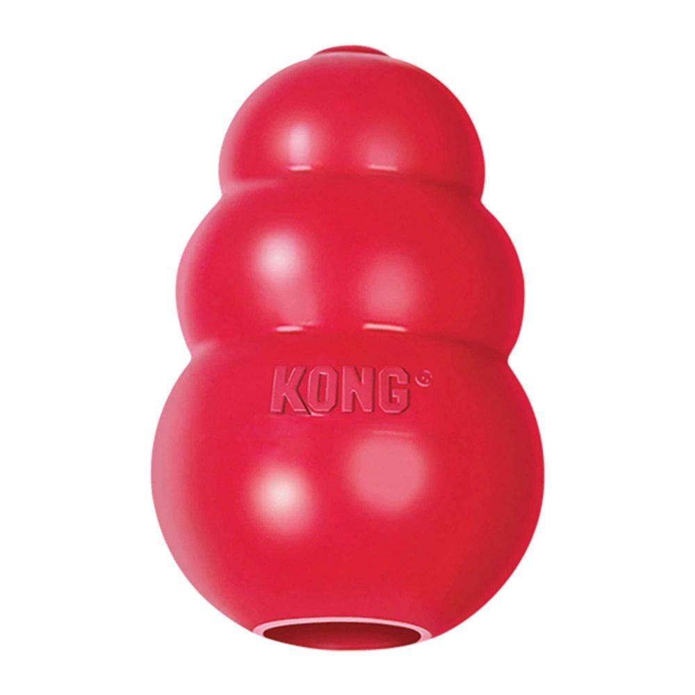 KONG Classic Dog Toy - Medium, Red, Durable Plastic, Model 35585111216