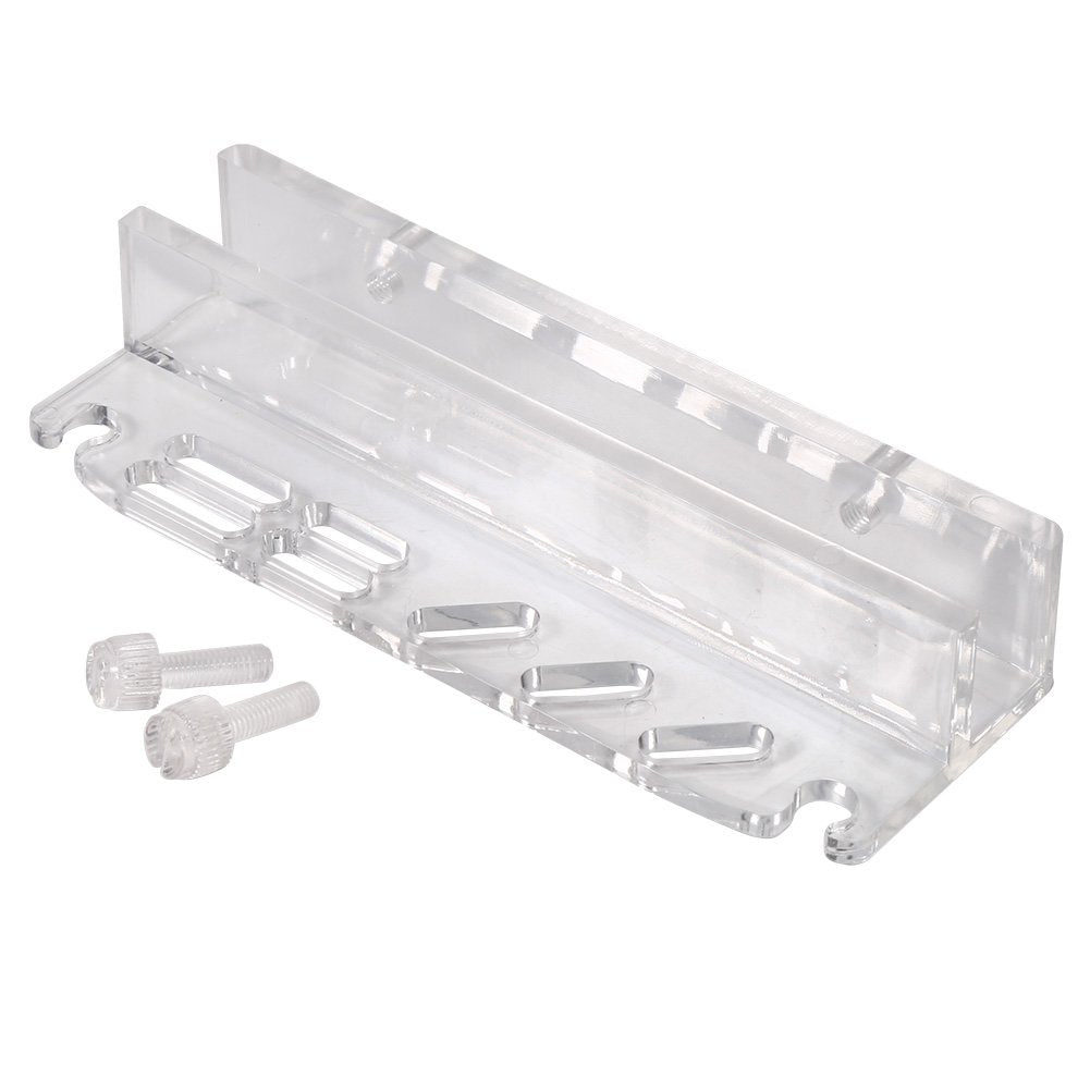 Fdit Acrylic Water Plants Grass Maintenance Tool Holder Aquarium Rack Organizer Fish Tweezers Scissors Storage Rack