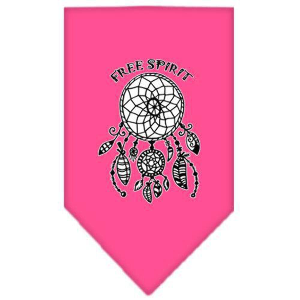 Mirage Pet Products Free Spirit Screen Print Bandana Red Small