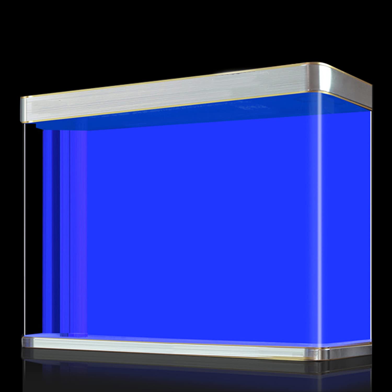 Elebox Aquarium Background Blue Black Fish Tank Background Picture 2 Sides Fish Backdrop For Aquarium Wallpaper 16'X 40'