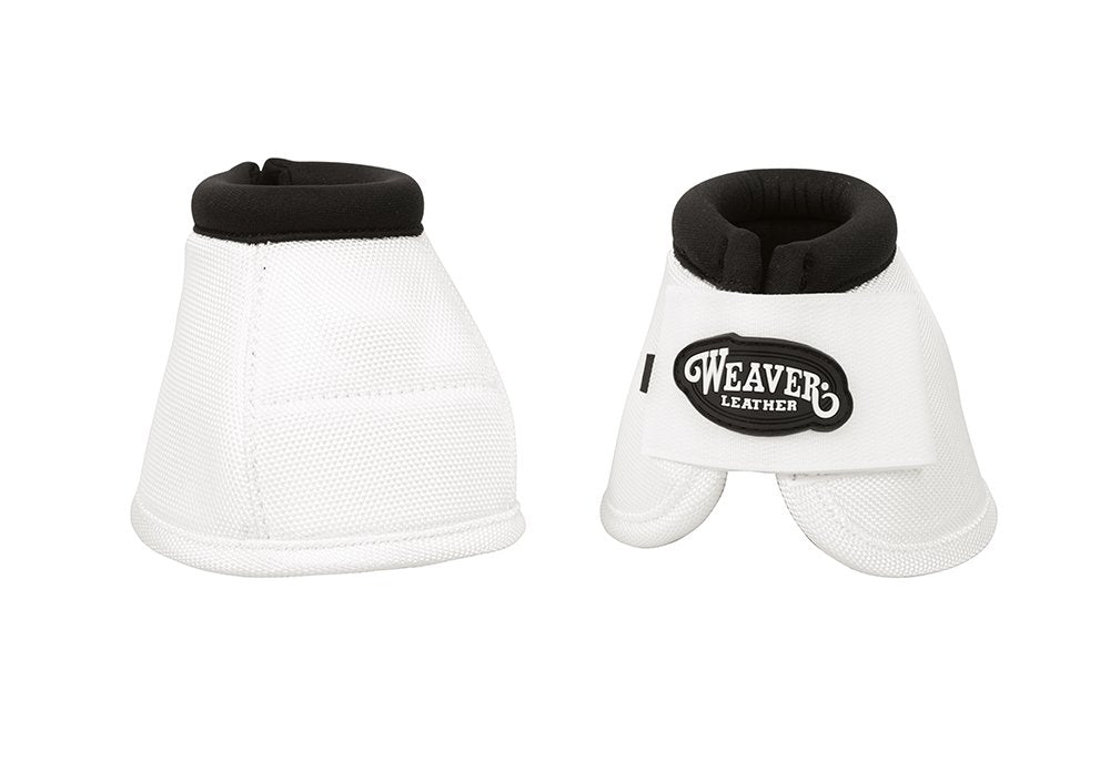 Weaver Leather Ballistic No-Turn Bell Boots , White , Small