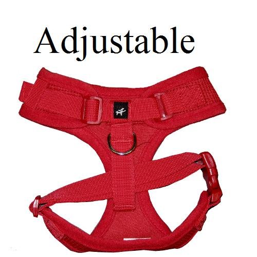 Ipuppyone Adjustable Dog Soft Harness ''Air Flex'' Large Purple