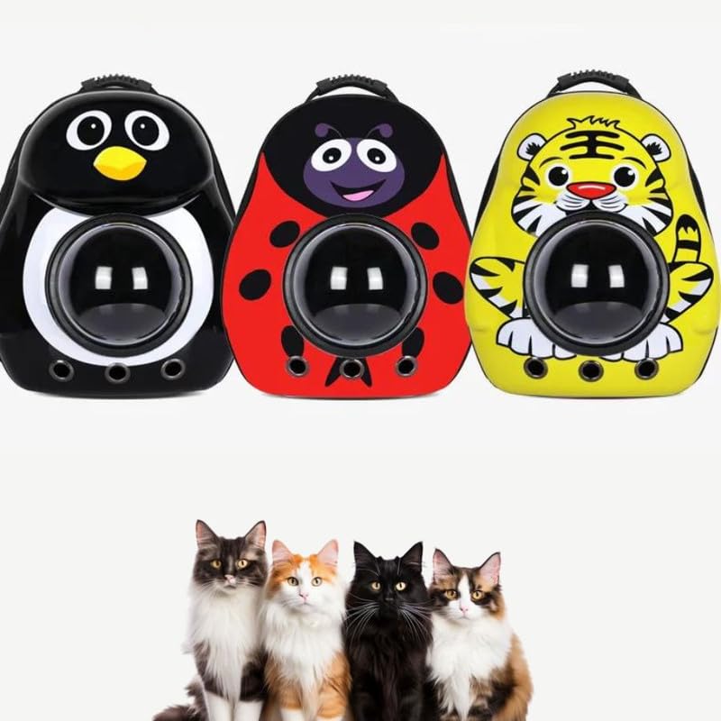 BohoBark Breathable Space Capsule Pet Walking Bag for Cats and Dogs Durable Pet Travel Backpack