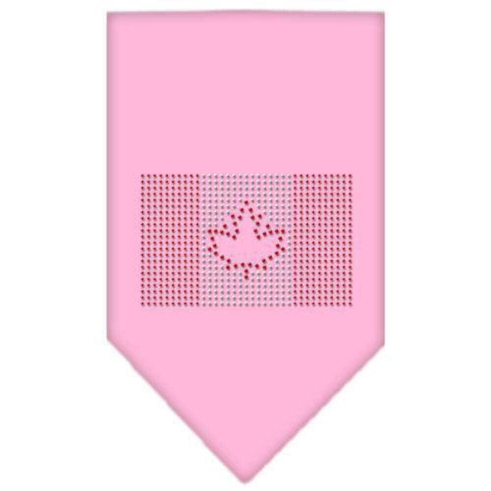 Mirage Pet Products Canadian Flag Rhinestone Bandana, Large, Cocoa