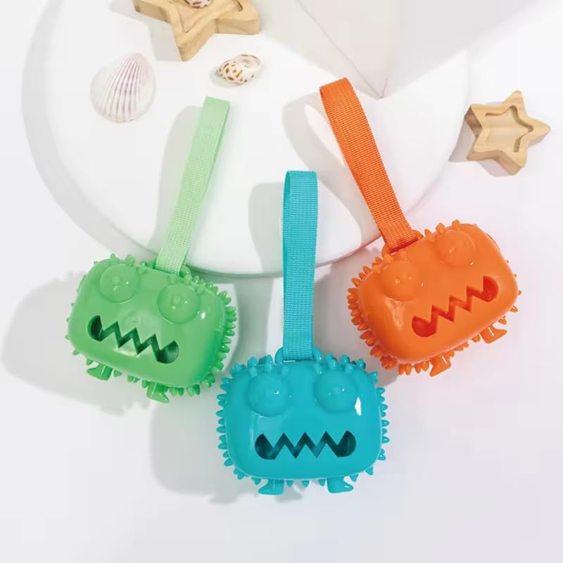 Dog Trust 1Pc MultiPurpose Pet Chewing Sound Toy, Dog Toothbrush Leakage Ball Training Ball, Pet Leakage Ball Training Ball