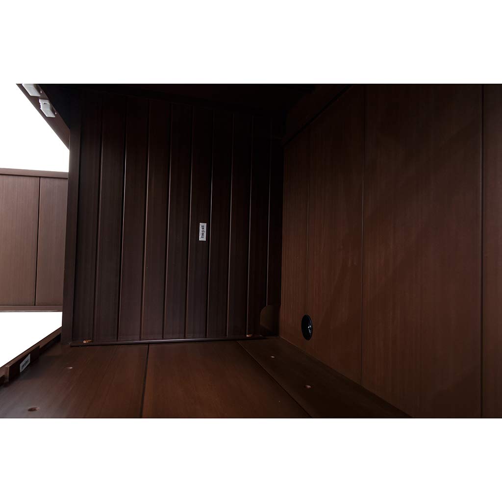 Litterloo Bench, Litter Box Cover /Russet