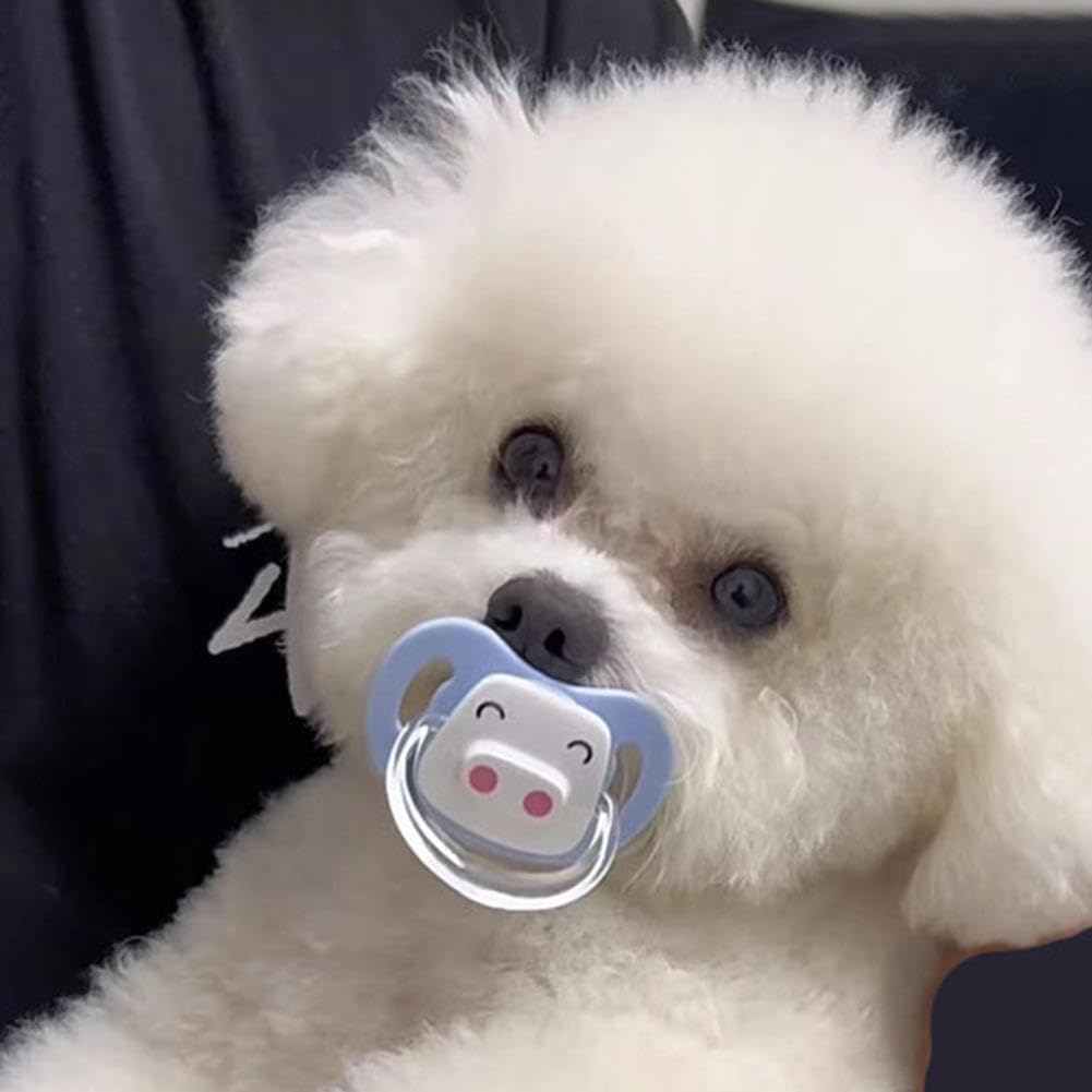 Pet Silicone Calming Pacifier, Dog Pacifiers For Small Dogs, Kitten Pacifiers, Puppy Teething Toys And Cat Chew Toys, Essential