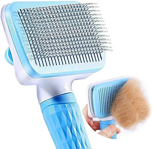 Mgnlr Slicker Dog Comb Brush Pet Grooming Brush Daily Use To Clean Loose Fur & Dirt Great For Dogs And Cats With Medium Long Hai