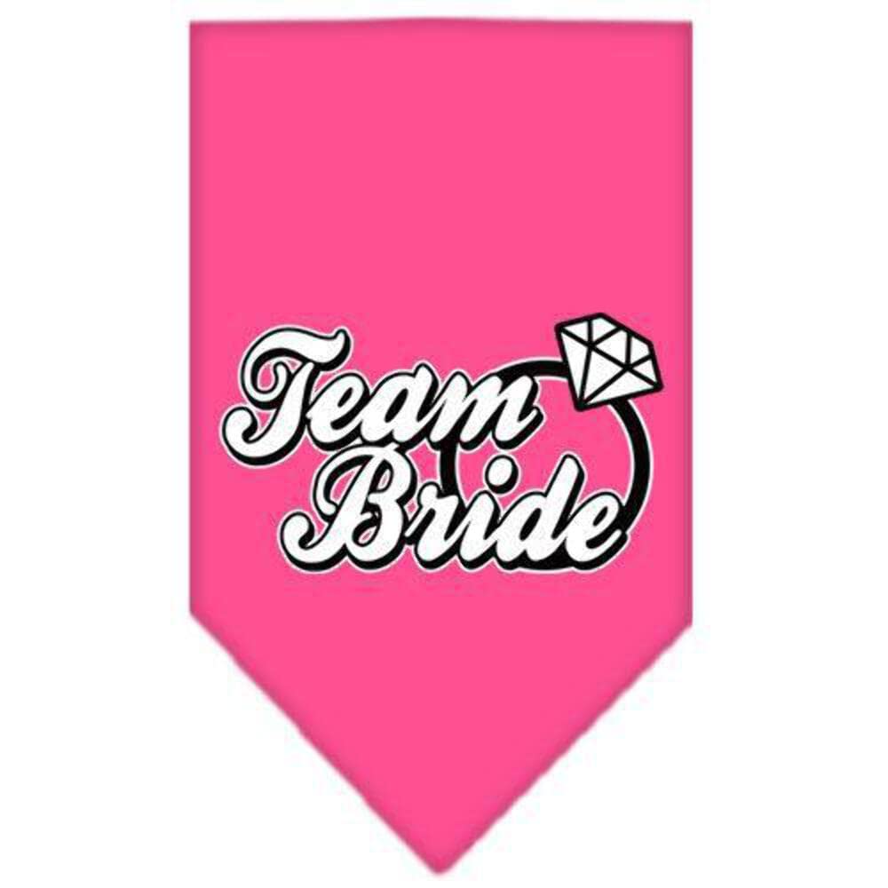 Mirage Pet Products Team Bride Screen Print Bandana, Large, Turquoise