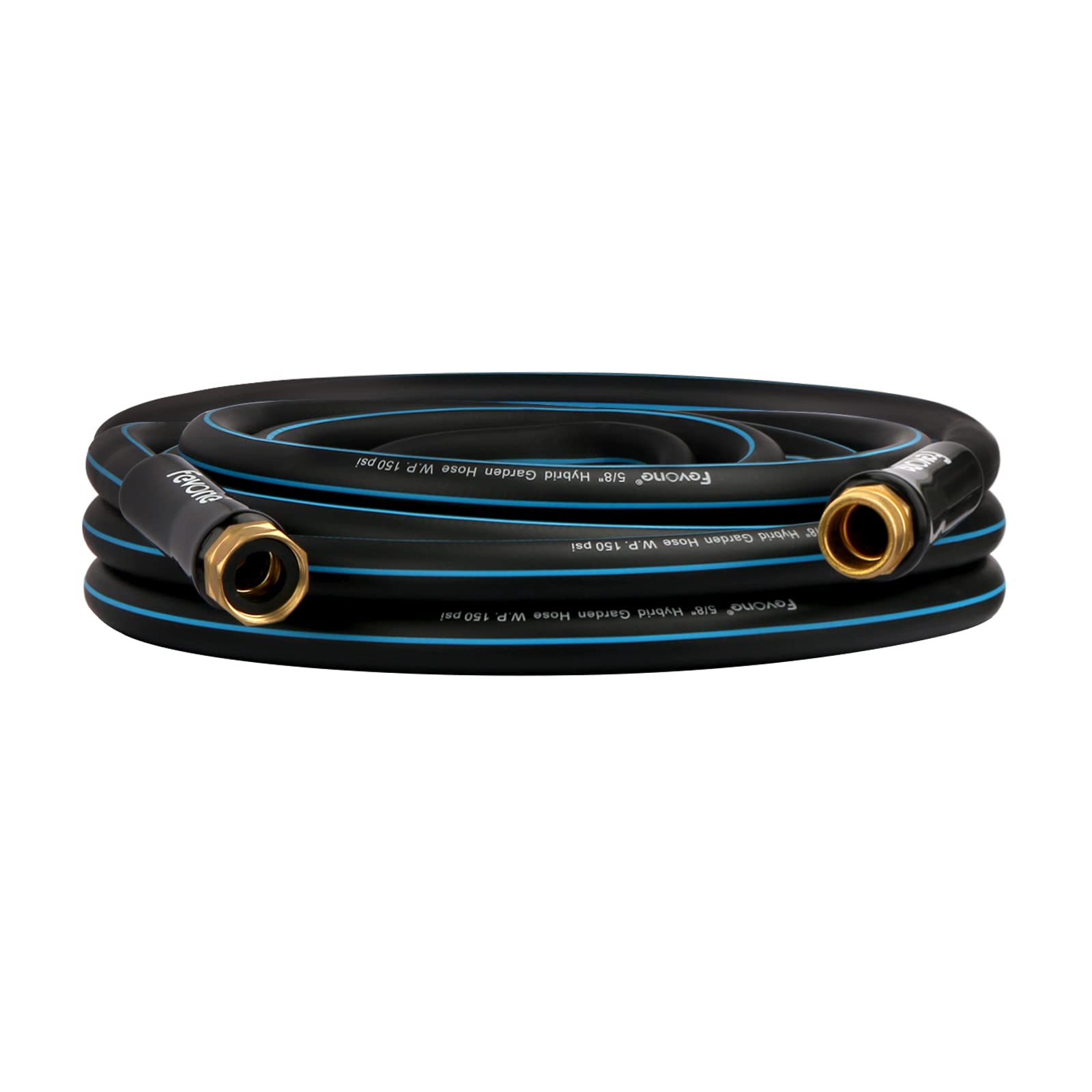 Fevone garden Hose 25 ft Heavy Duty Water Hose 58 garden Hose 25 feet, Lawn  garden Watering Equipment, 34 Solid Brass Fittins
