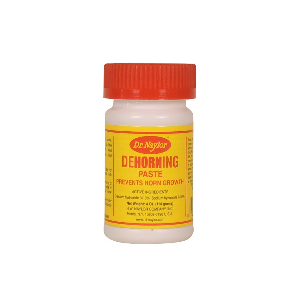 Dr. Naylor Dehorning Paste Prevents Horns Growth Cattle Goat Sheep 4 oz.
