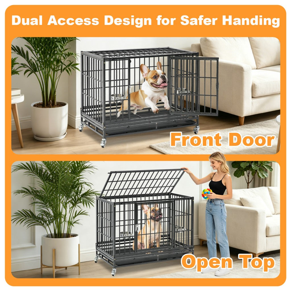 37 Stackable Heavy Duty Dog Crate 371D07