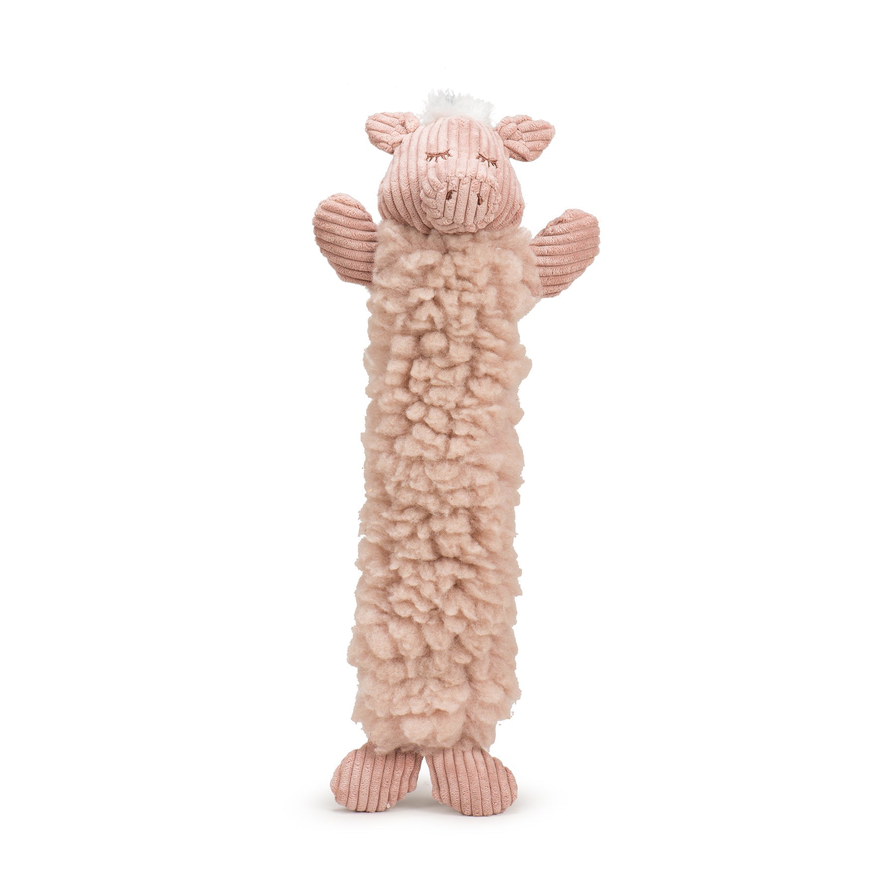 Penelope Pig Fluffer Long & Lovelie Durable Plush Dog Toy