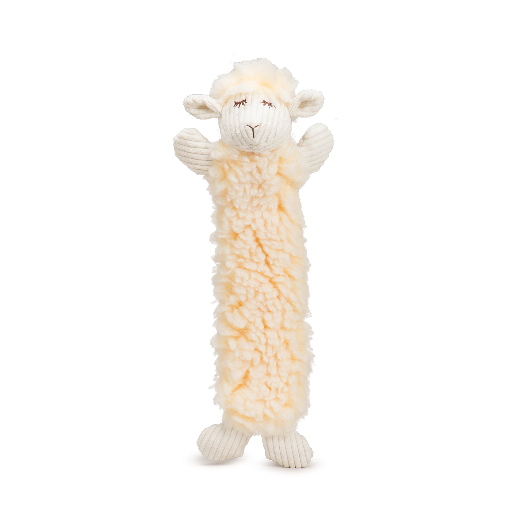 Louise Lamb Fluffer Long & Lovelie Durable Plush Dog Toy