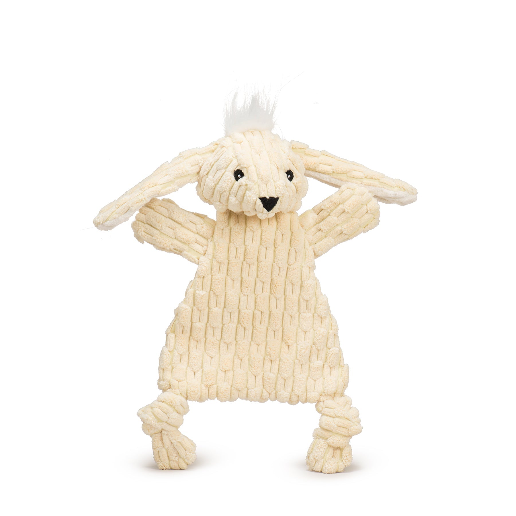 Bobbi Bunny HuggleFlatties Durable Plush Dog Toy