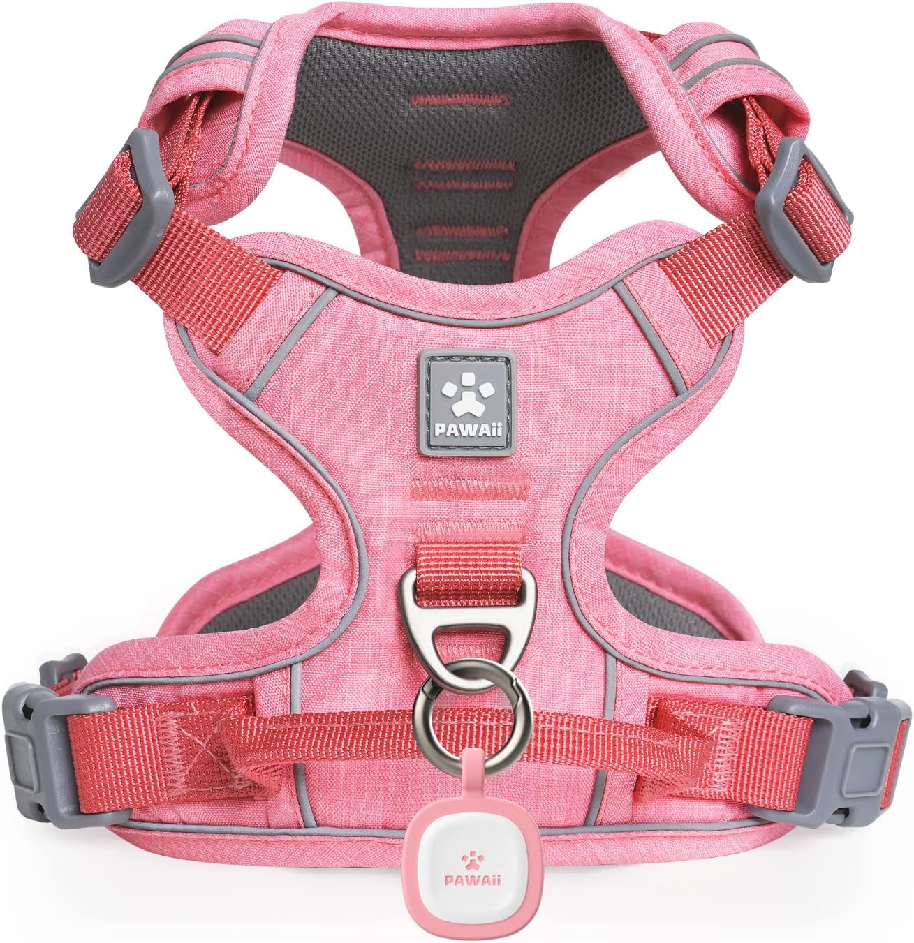 No Pull Dog Harness Reflective Adjustable Vest with ID Tag Small Dogs