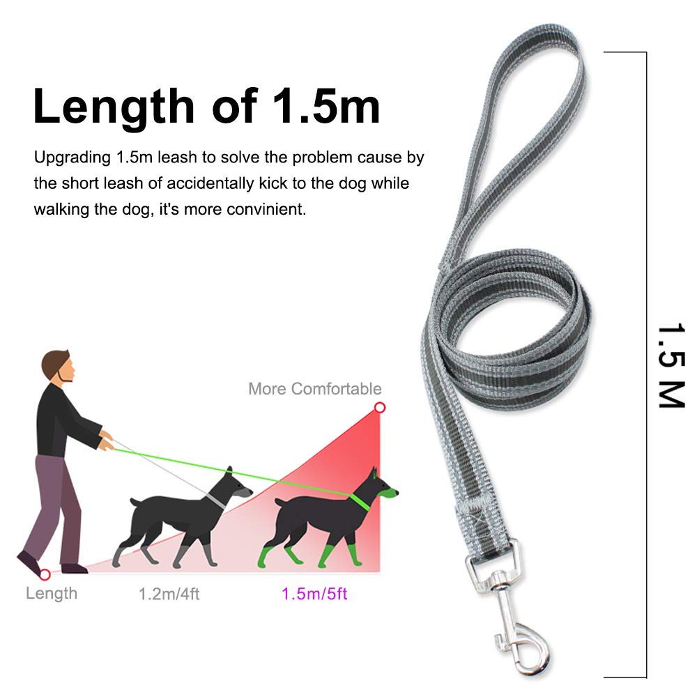 Puppy Harness And Leash Set - Dog Vest Harness For Small Dogs Medium Dogs- Adjustable Reflective Step In Harness For Dogs - Soft Mesh Comfort Fit No Pull No Choke (M, Pink)