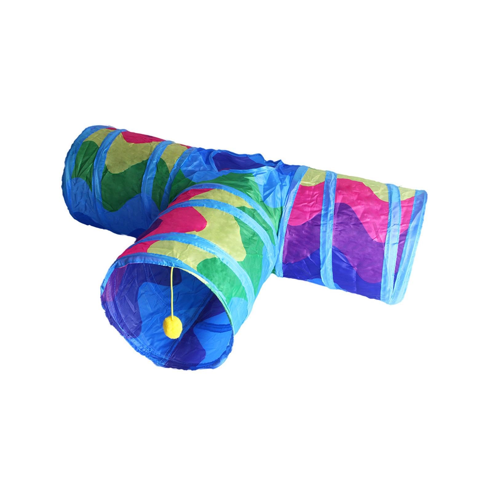 Calandis Cat Tunnel Hiding Cave Foldable Exercise Supplies Rabbit Play Cat Tunnel Toy 25Cmx80Cmx27Cm | Toys | Cat