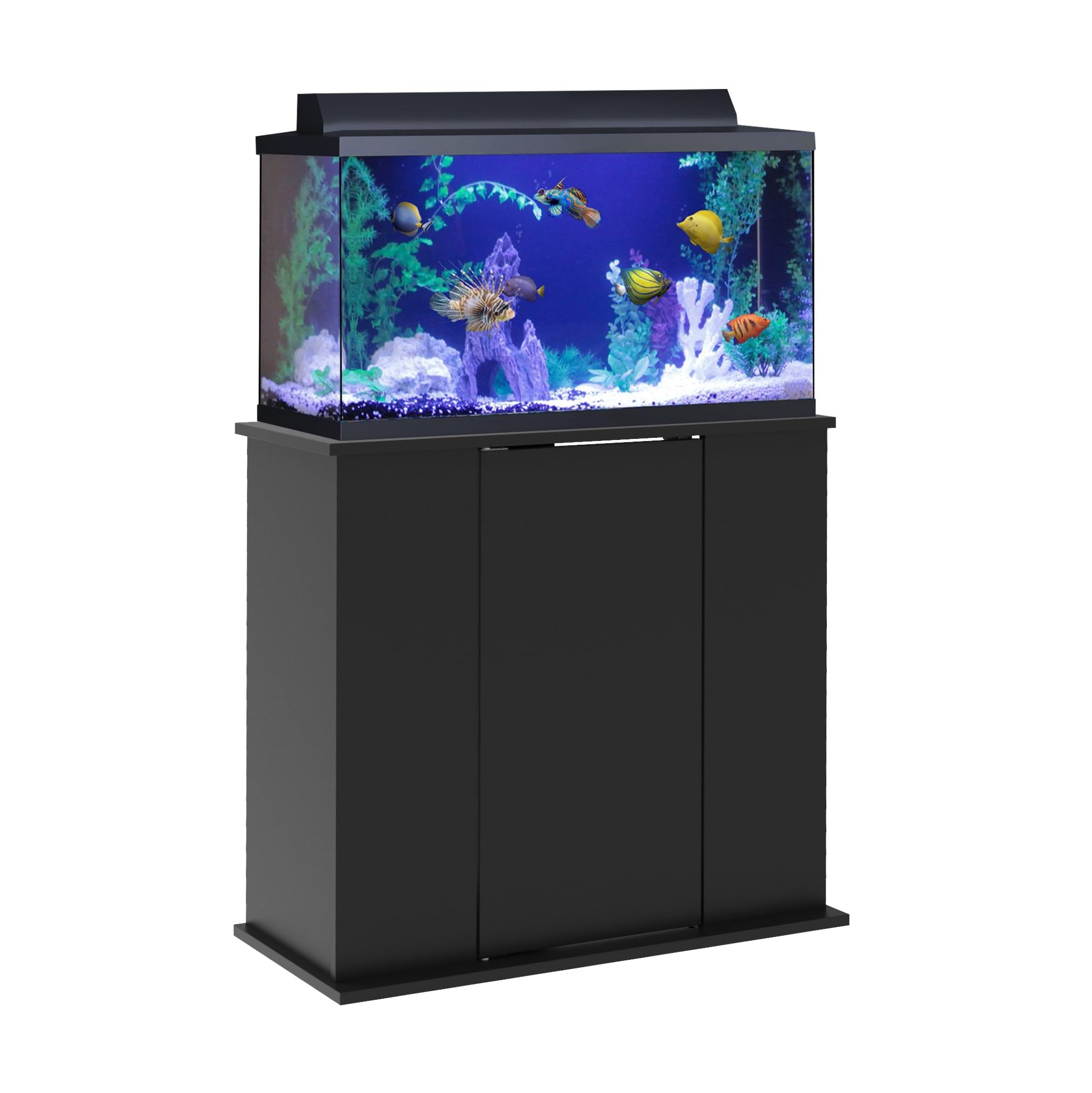 29/37 Gallon Black Upright Aquarium Stand