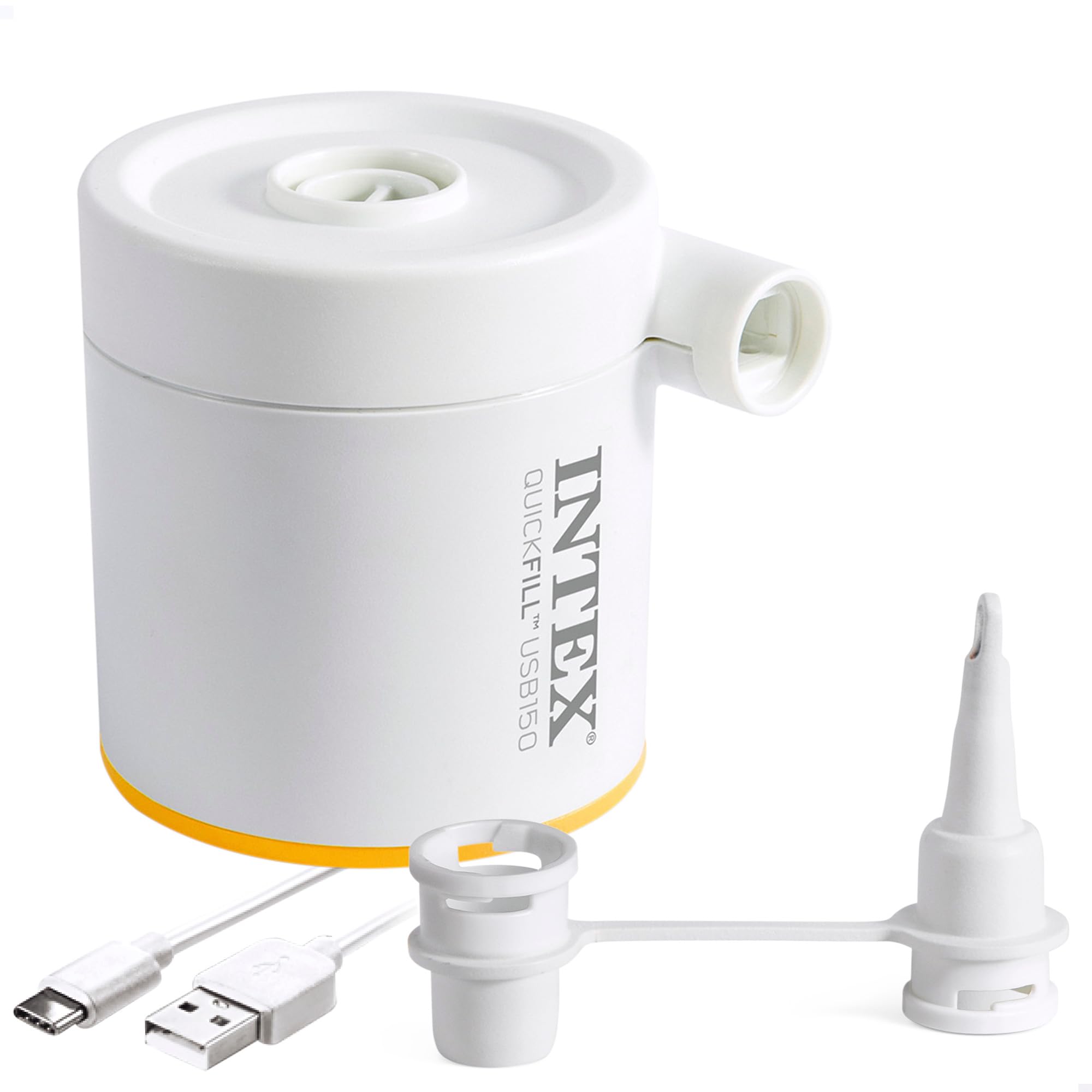 Intex Quickfill USB150 Air Pump, Size: 8cm x 7cm x 7cm (66616)