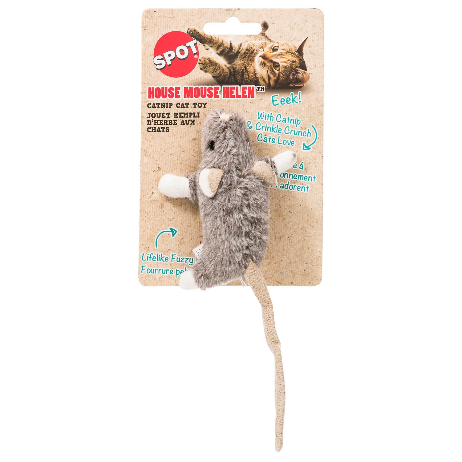 Spot Ethical Pets 52082 House Mouse Helen Catnip Toys