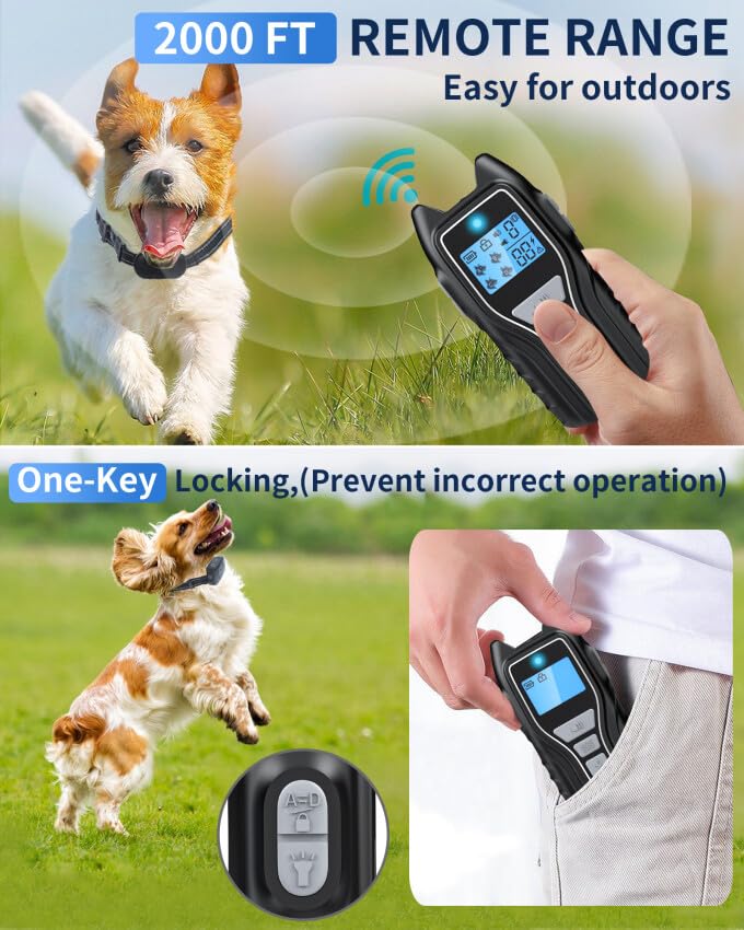 Asrcs Replacement Remote for Dog Training Collar X13 (Only Remote Control, USB Charging Cable with Instruction Manual)