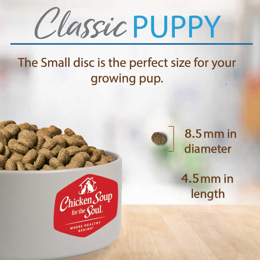 Chicken Soup for The Soul All Natural Premium Dry Puppy Food, Real Meat First Ingredient, No by-Products, Supports Brain Develop