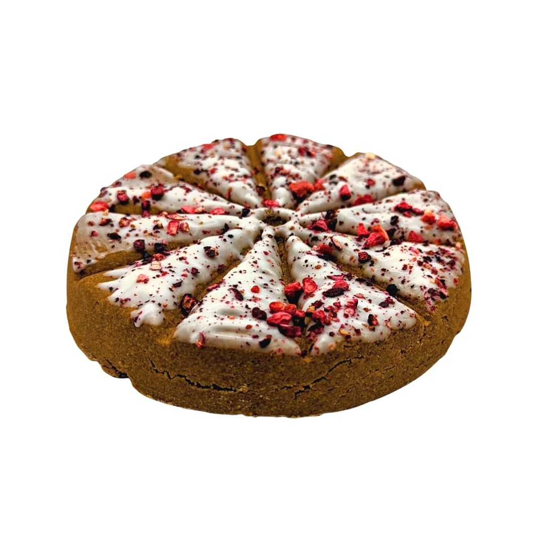 The Lazy Dog - Happy Birthday Pie Dog Treat for a Darling Girl, 6 in. 5 oz. A Great Treat for Your Special Friends Annual Celebr