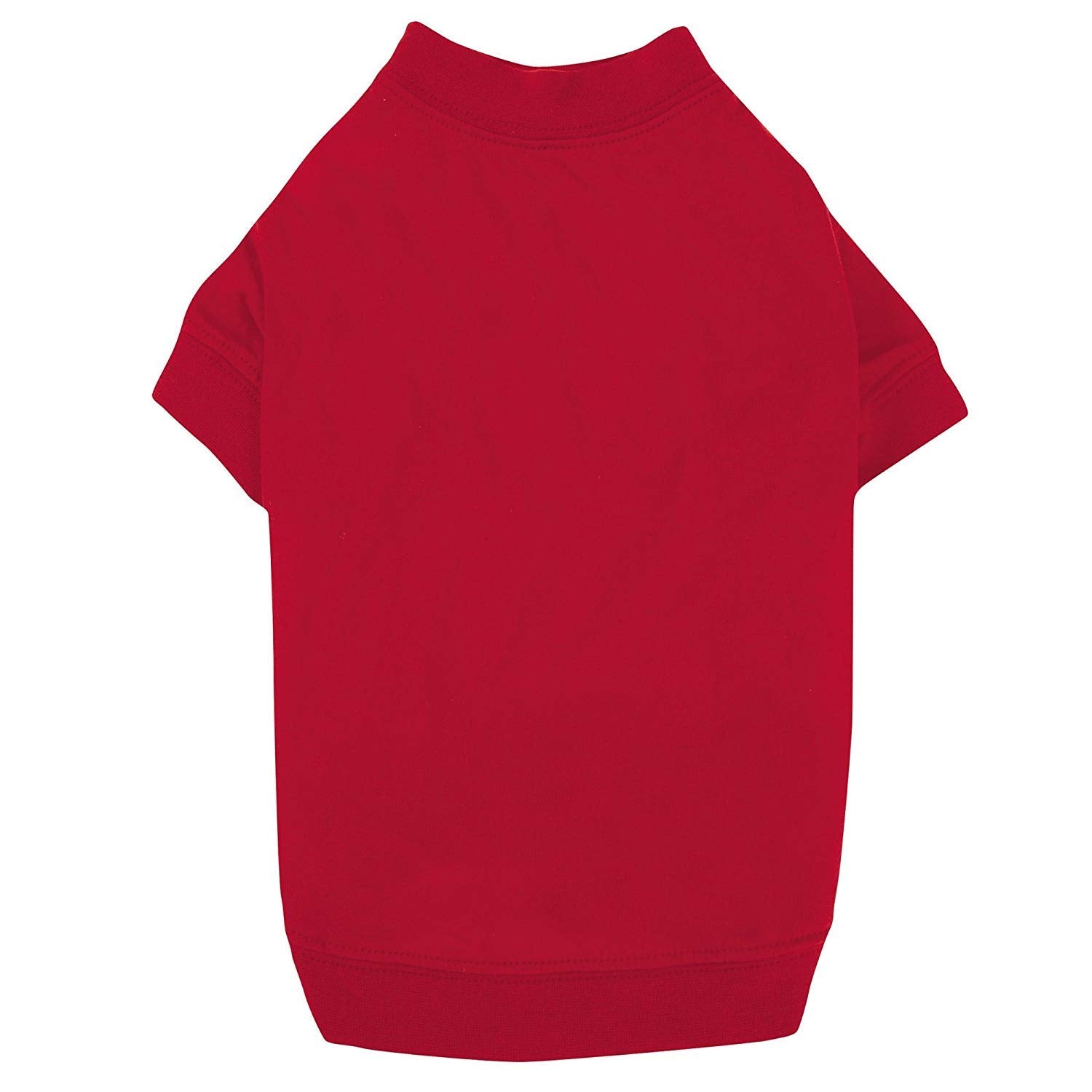 Zack & Zoey Basic Tee Shirt for Dogs, 10 X-Small, Tomato Red