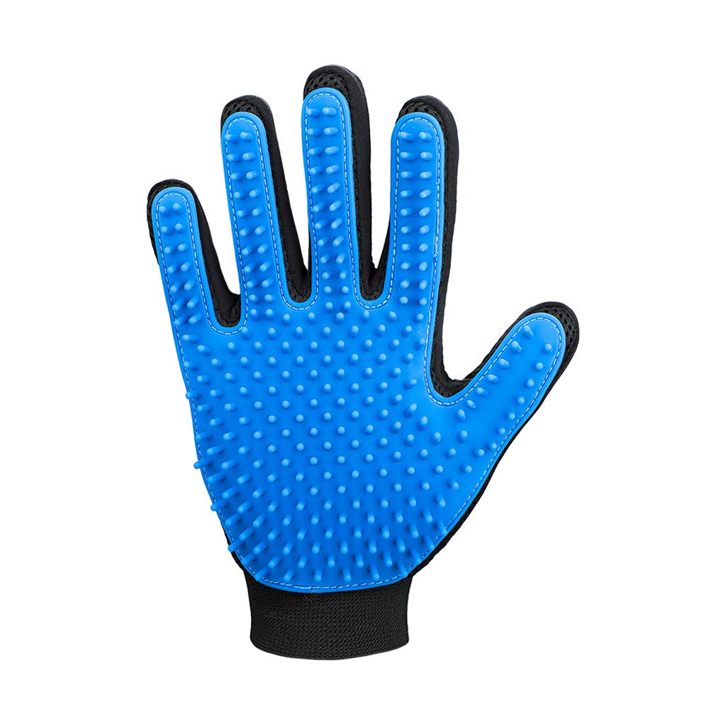 Delomo Pet Hair Remover Glove, Enhance Pet Grooming Glove With 255 Tips, Deshedding Glove For Dog And Cat, 1 Pack Right Hand Gen