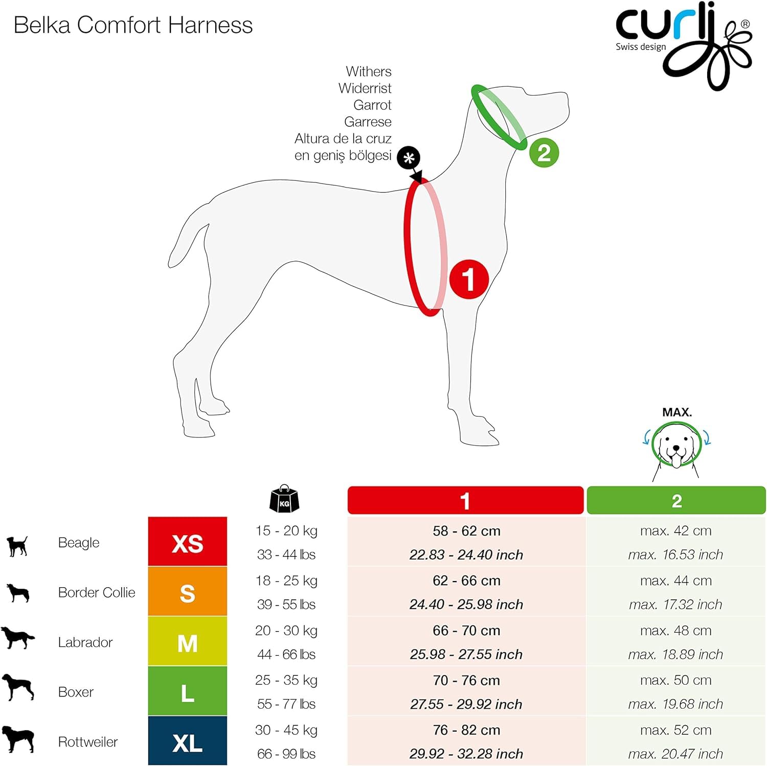 Magnetic Belka Comfort Harness Black L