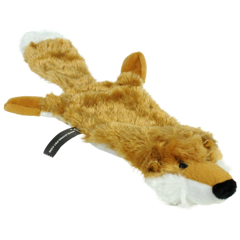 Hyper Pet Critter Skinz Fox Plush Dog Toy with Squeaker, Large