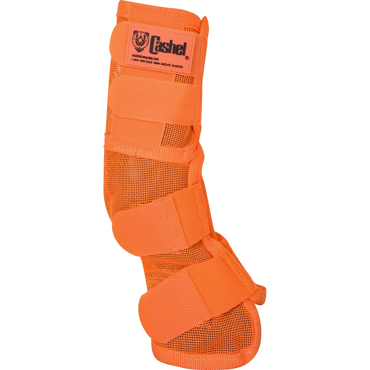 Cashel Crusader Leg Guard Fly Boots, Orange, Horse
