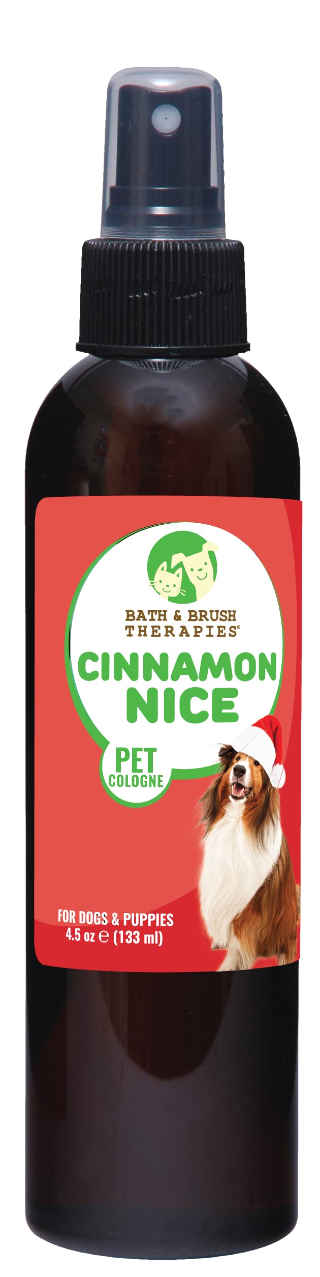 Showseason Animal Products Bath & Brush Therapies Cinnamon Nice Pet Cologne For Dogs 4.5 oz | Long-Lasting Odor Eliminator | Par