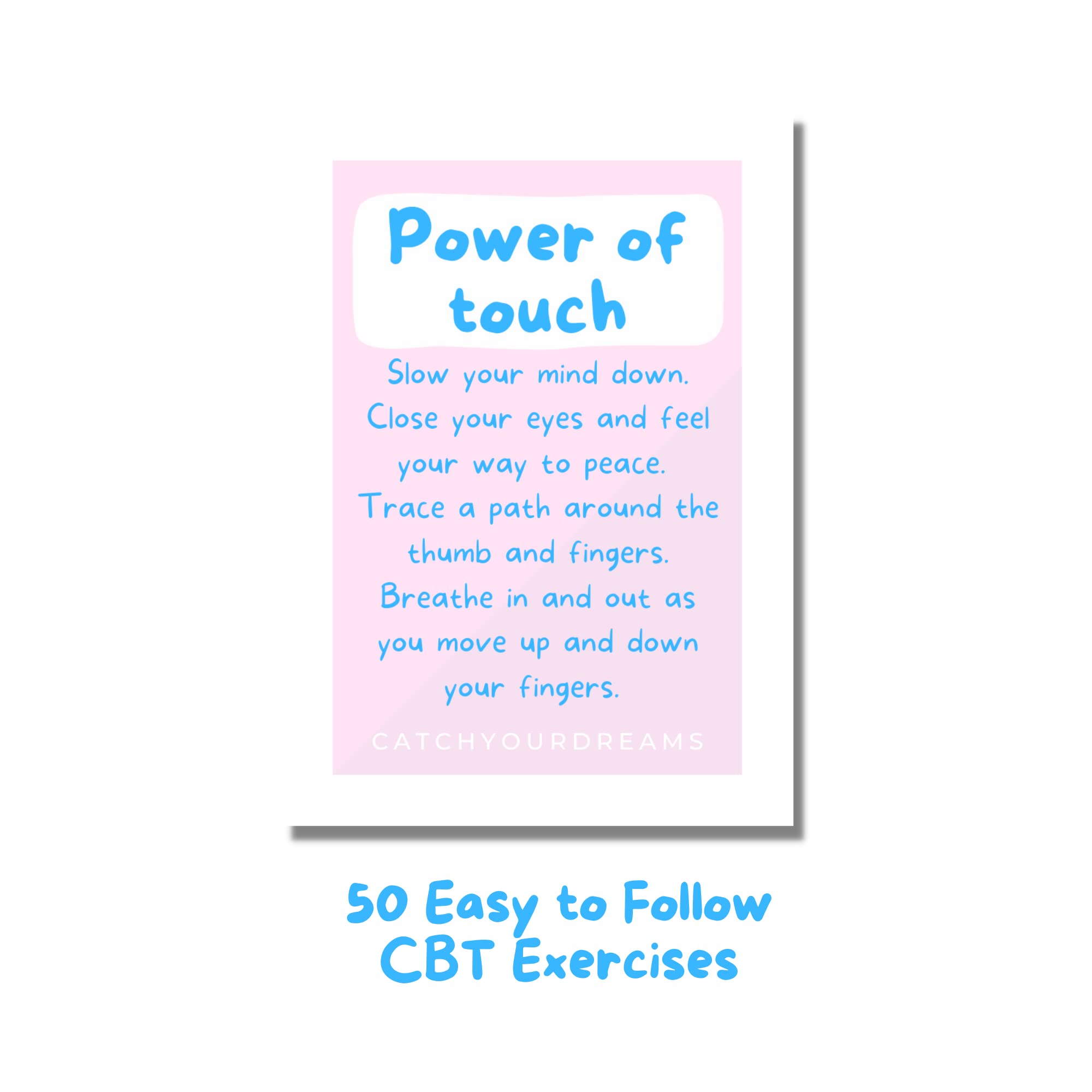 Catchyourdreams Dogs Against Anxiety Cards - 50 Cards for Self Esteem and Stress, Affirmations for Anxiety Emotions Oracle Tarot
