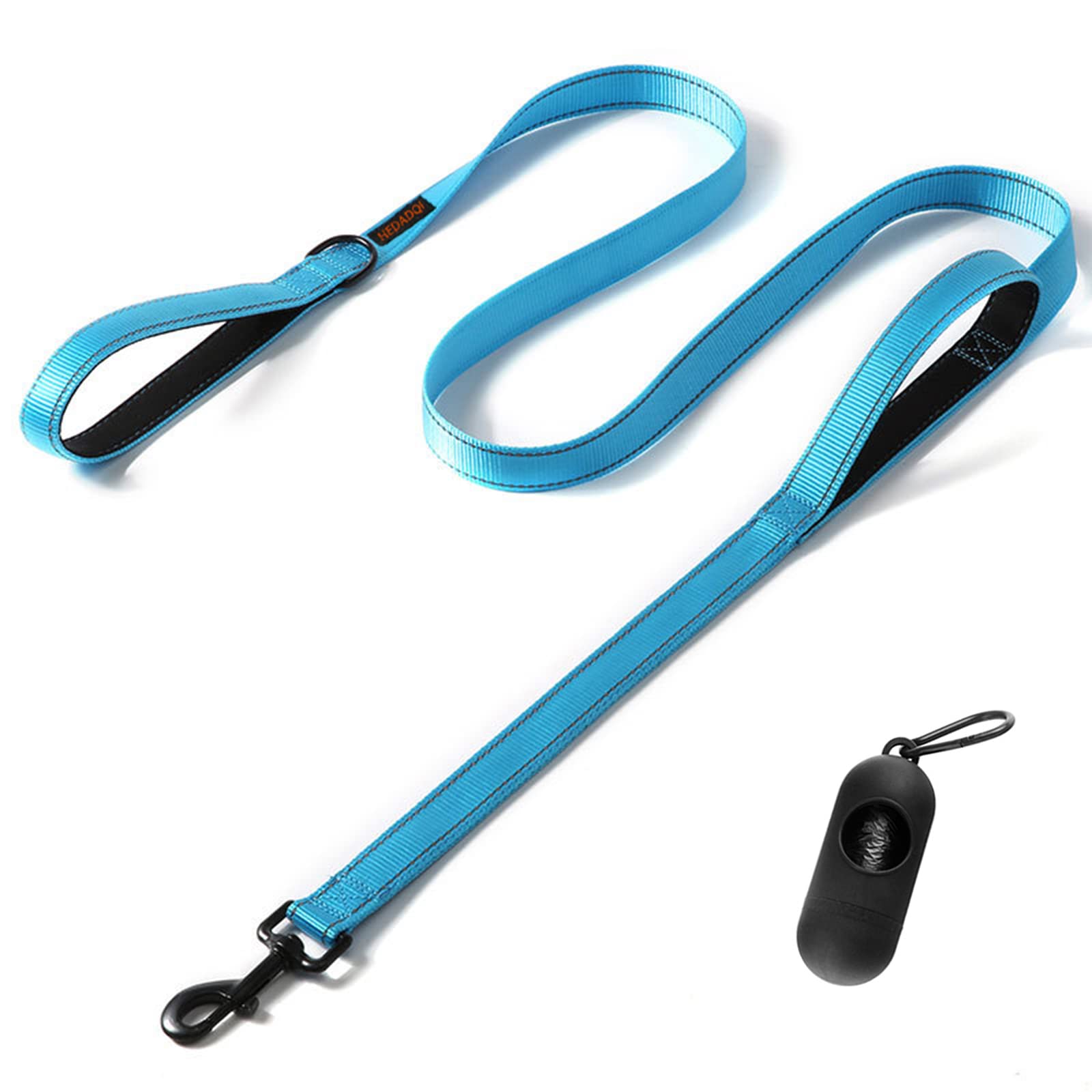Dog Leash, Heavy Duty Dog Leash, Leashes For Large Breed Dogs 5Ft 6Ft, Double Handle Dog Leash, Reflective Training Lead, Perfect For Medium To Large Dogs