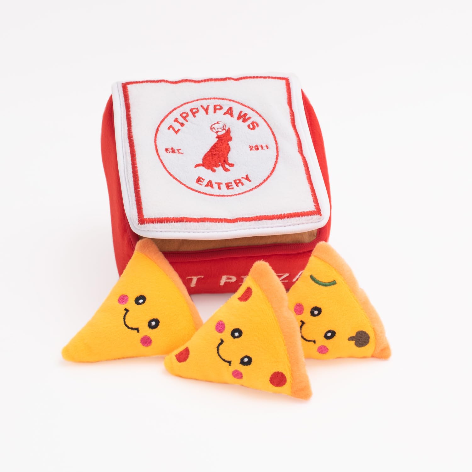 ZippyPaws Burrow- Interactive Dog & Puppy Toys for Boredom, Stimulating Pet Products to Keep Them Busy, Hide & Seek Plush Dog Pu