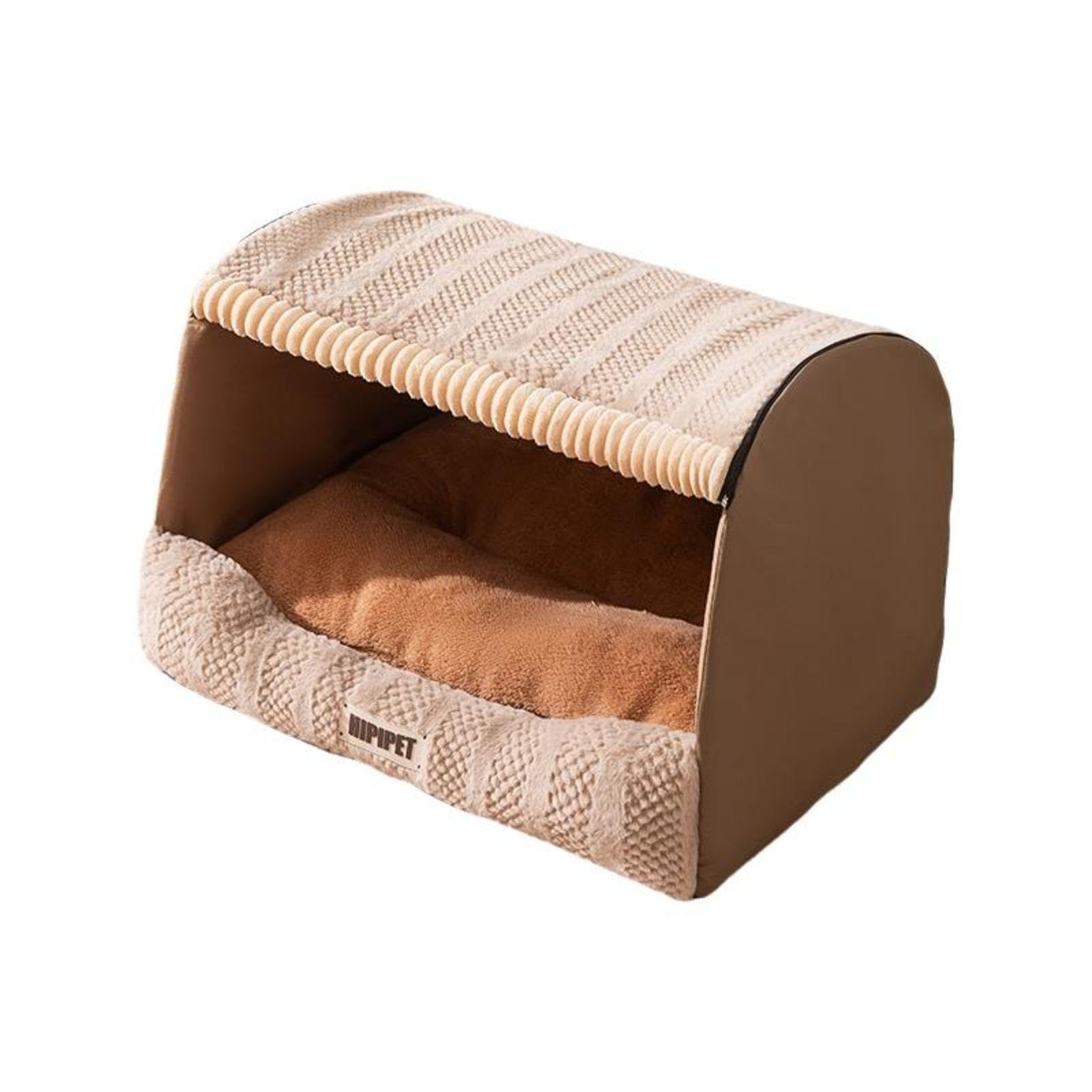 ATORSE Warm Dog House, Cleanable Removable Cover, Indoor Pet Bed for Large Dogs Wendy Brown 35 * 30 * 30Cm|Home & Garden|Furnitu