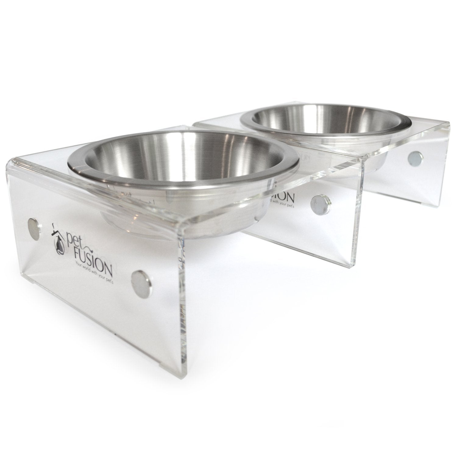 PetFusion Elevated Dog Bowls, Cat Bowls Innovative Raised Pet Feeder