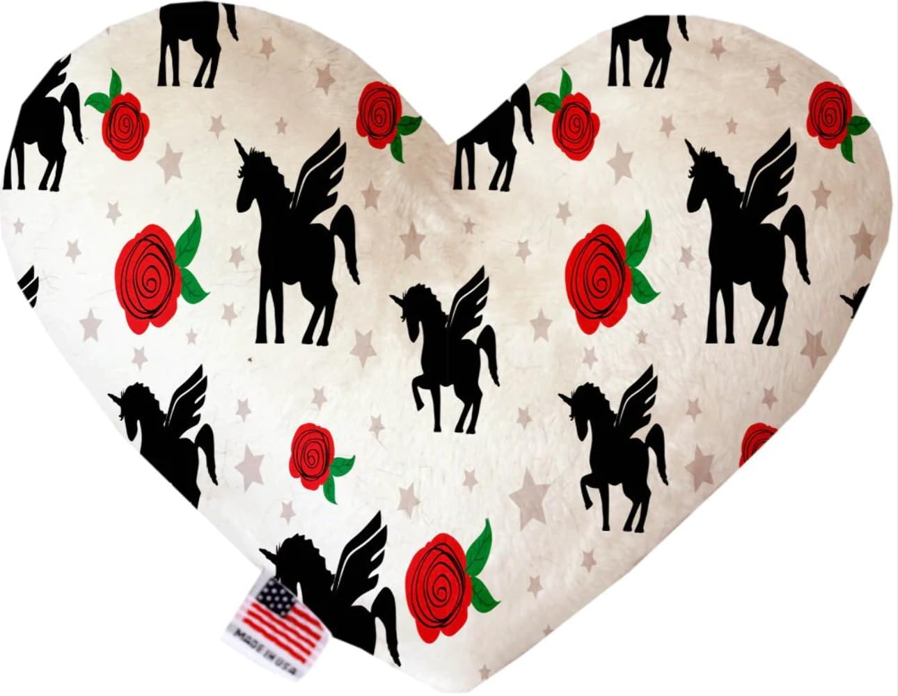 Pet and Dog Plush Heart or Bone Toy, "Valentine's Day Friends Group" (Available in different size, and 7 different patterns!) Foxy Love 8" Plush Bone