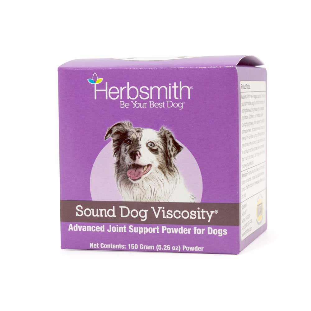 Herbsmith Sound Dog Viscosity - Advanced Joint Support for Dogs - Veterinarian Recommended Glucosamine for Dogs, Hyaluronic Acid