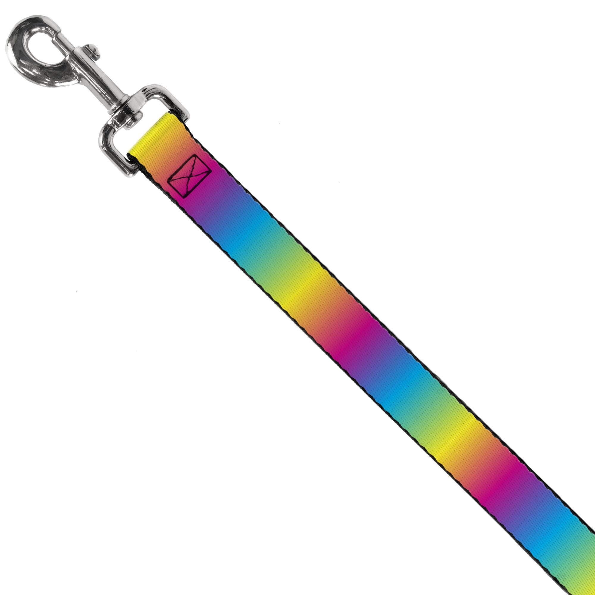 Buckle-Down Pet Leash - Rainbow Ombre - 6 Feet Long - 1 Wide