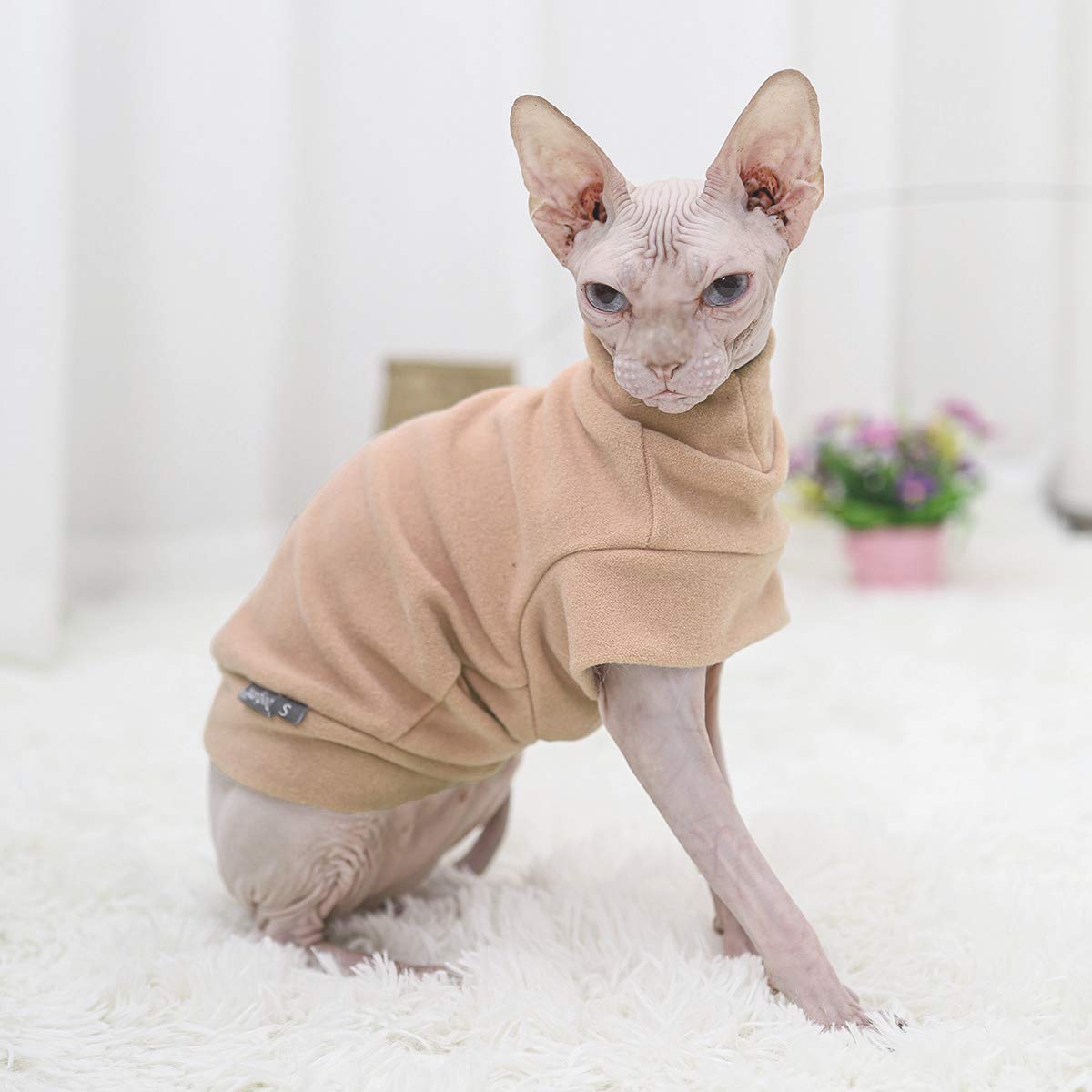 Small Dogs Fleece Dog Sweatshirt - Cold Weather Hoodies Spring Soft Vest Thickening Warm Cat Sweater Puppy Clothes Sweater Winter Sweatshirt Pet Pajamas For Small Dog Cat Puppy
