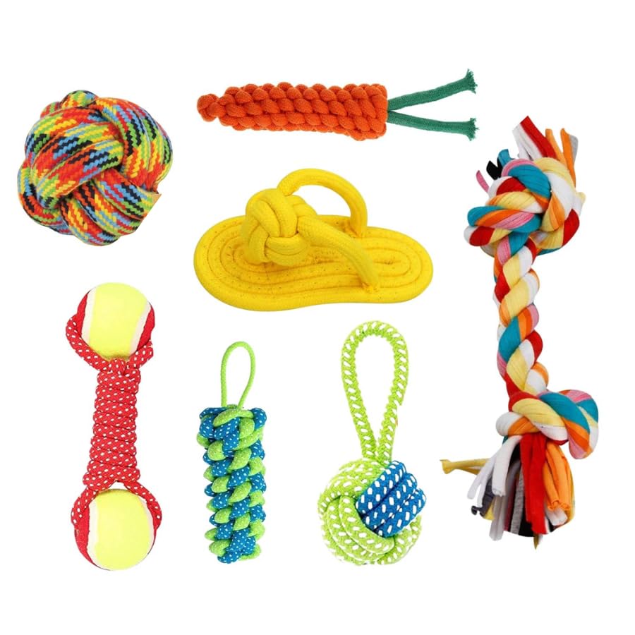 Dog Trust Tough Dog Rope Toy  Chew Toys. Non Toxic And Premium Rope Dog Toys. Interactive Dog Rope Toys For Medium Dogs Large D